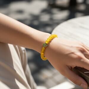 NWT Kate Spade Rainbow Joy Luck Charm Stretch Bracelet